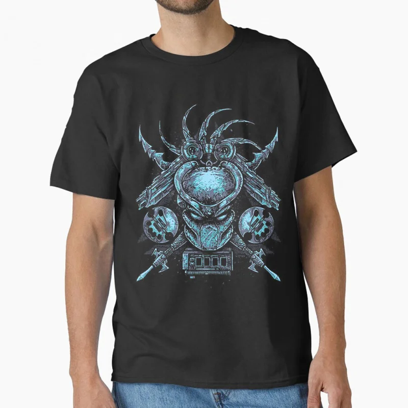 80s Retro Horror movie Predator The Jungle Hunter Alien Warrior gift T shirt Large size Tops S-6XL 
80s Retro Horror movie Predator The Jungle Hunter Alien Warrior gift T shirt Large size Tops S-6XL