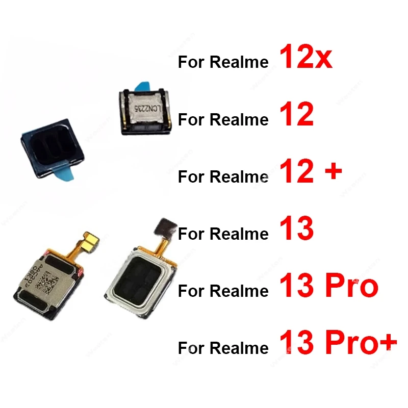 Earpiece Speaker For Realme 12 12x 13 13Pro Plus 12 Plus 4G 5G Top Earpiece Speaker Flex Cable Sound Receiver Repair Parts
Earpiece Speaker For Realme 12 12x 13 13Pro Plus 12 Plus 4G 5G Top Earpiece Speaker Flex Cable Sound Receiver Repair Parts