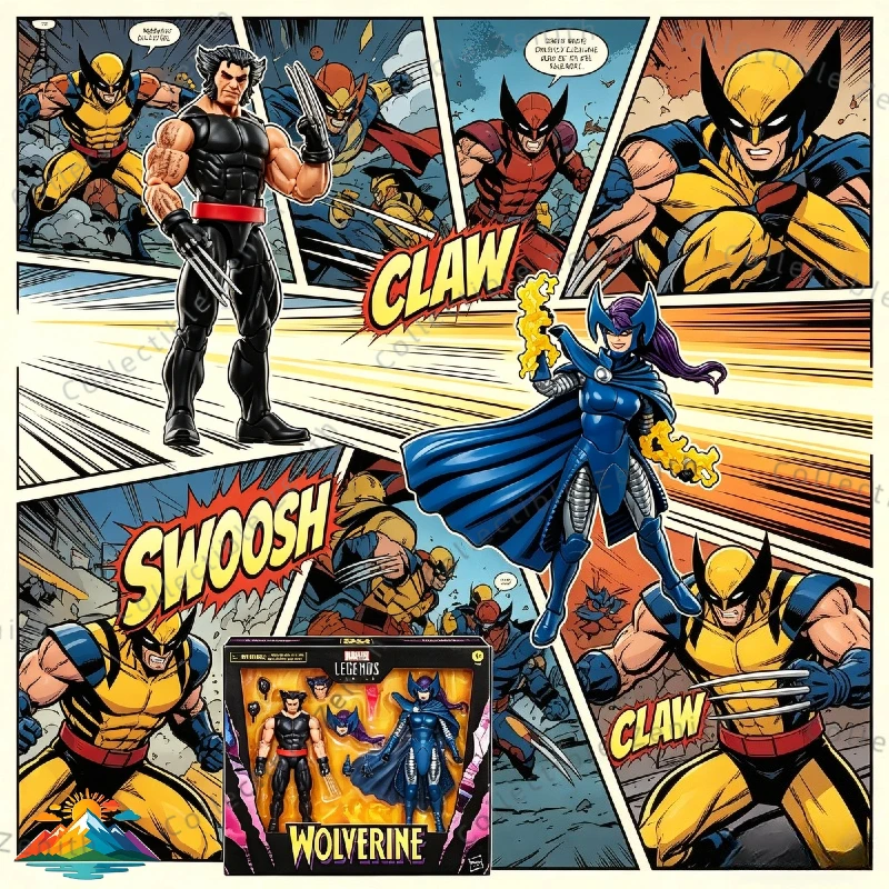 【IN STOCK】Hasbro Marvel Legends Series X-Men Comics Wolverine and Psylocke 15cm Action Figure Collection Original Model Toy Gift
【IN STOCK】Hasbro Marvel Legends Series X-Men Comics Wolverine and Psylocke 15cm Action Figure Collection Original Model Toy Gift