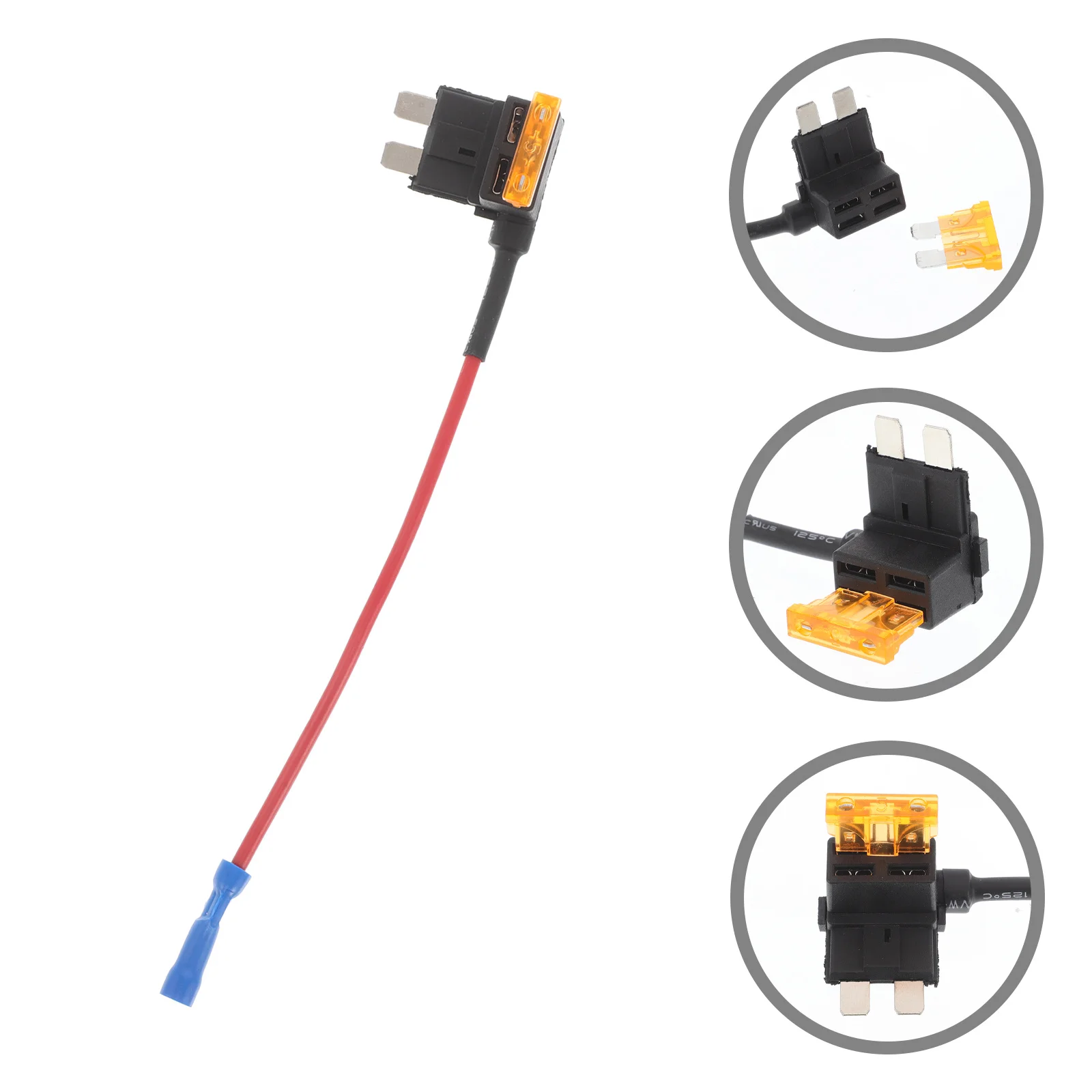 5Pcs Automotive Fuse Tap Adapter Add Circuit Holder Compatible 5a Atc Blade Fuse Car Kit for Cars Trucks Boats
5Pcs Automotive Fuse Tap Adapter Add Circuit Holder Compatible 5a Atc Blade Fuse Car Kit for Cars Trucks Boats