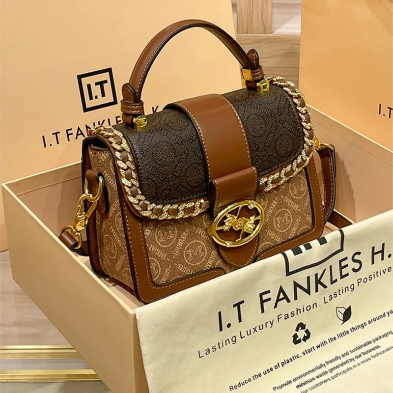 Women's handbag, genuine leather handbag, 2024 autumn/winter high-end texture brand designer single shoulder crossbody bag 
Women's handbag, genuine leather handbag, 2024 autumn/winter high-end texture brand designer single shoulder crossbody bag