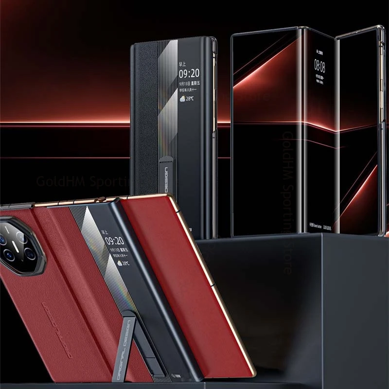 Fundas For Huawei Mate XT Ultimate 5G View Windows Leather Flip Kickstand Invisible Bracket Stand Cover
Fundas For Huawei Mate XT Ultimate 5G View Windows Leather Flip Kickstand Invisible Bracket Stand Cover