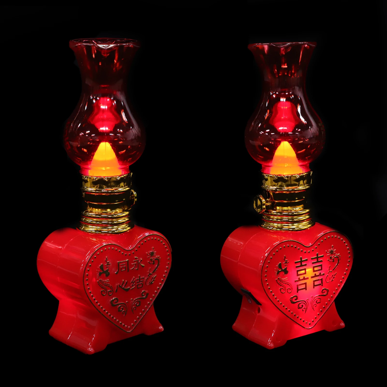 2Pcs LED Electronic C les Heart Shaped Compact Powered Romantic Decorative Lights Safe Fire Smoke Lighting
2Pcs LED Electronic C les Heart Shaped Compact Powered Romantic Decorative Lights Safe Fire Smoke Lighting