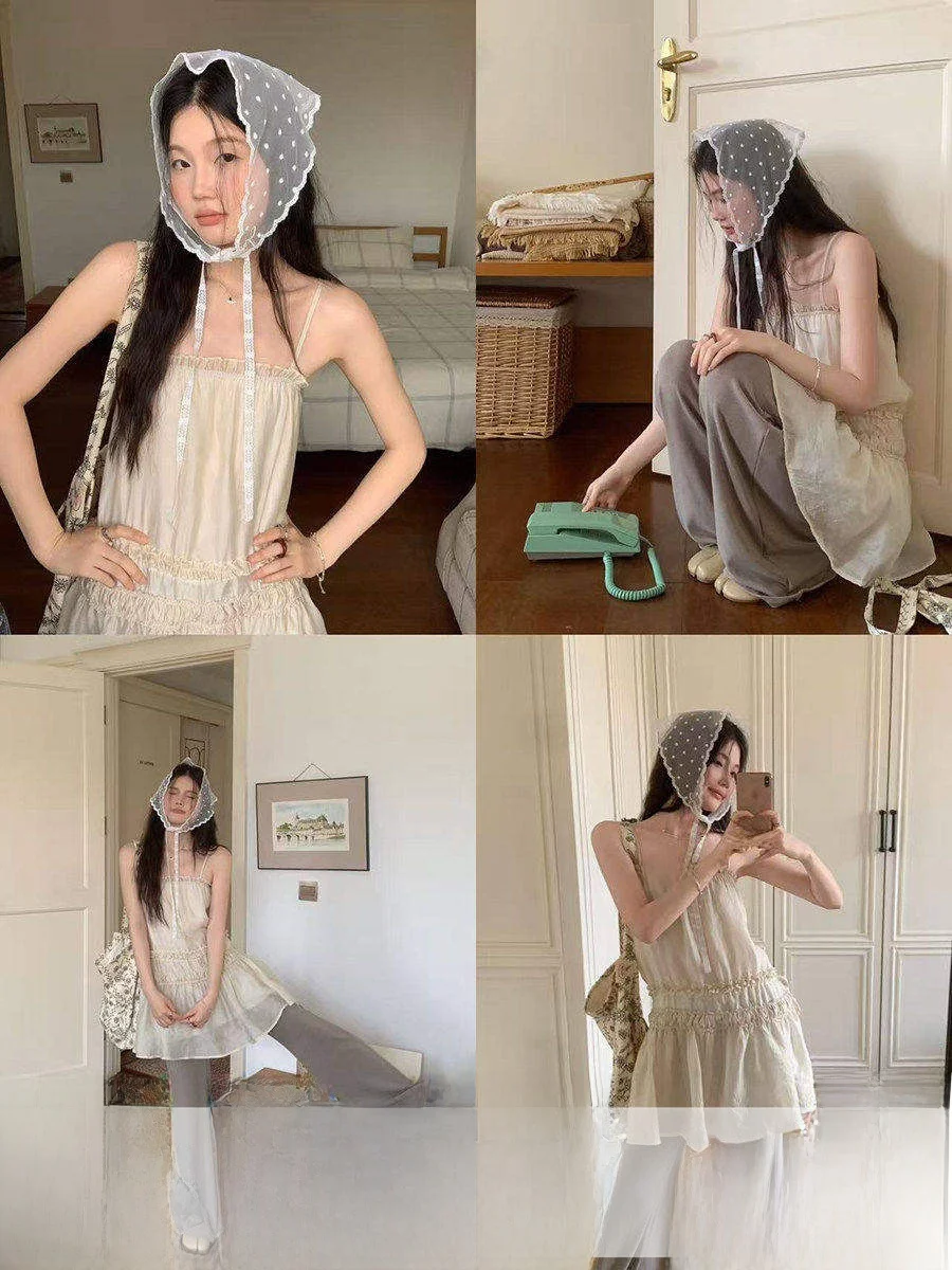 Linyunyun Micro A-Line Beachside Strap Dress Layered Wear Wooden Casual Loose Fit Breathable Ladies Vest Top
Linyunyun Micro A-Line Beachside Strap Dress Layered Wear Wooden Casual Loose Fit Breathable Ladies Vest Top