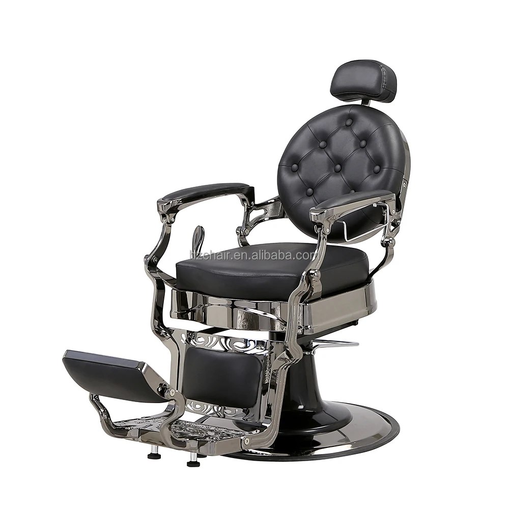 Height Adjustable Leather Furniture Chrome Base Durable Vintage Style Salon Barber Chair for Salon Use
Height Adjustable Leather Furniture Chrome Base Durable Vintage Style Salon Barber Chair for Salon Use