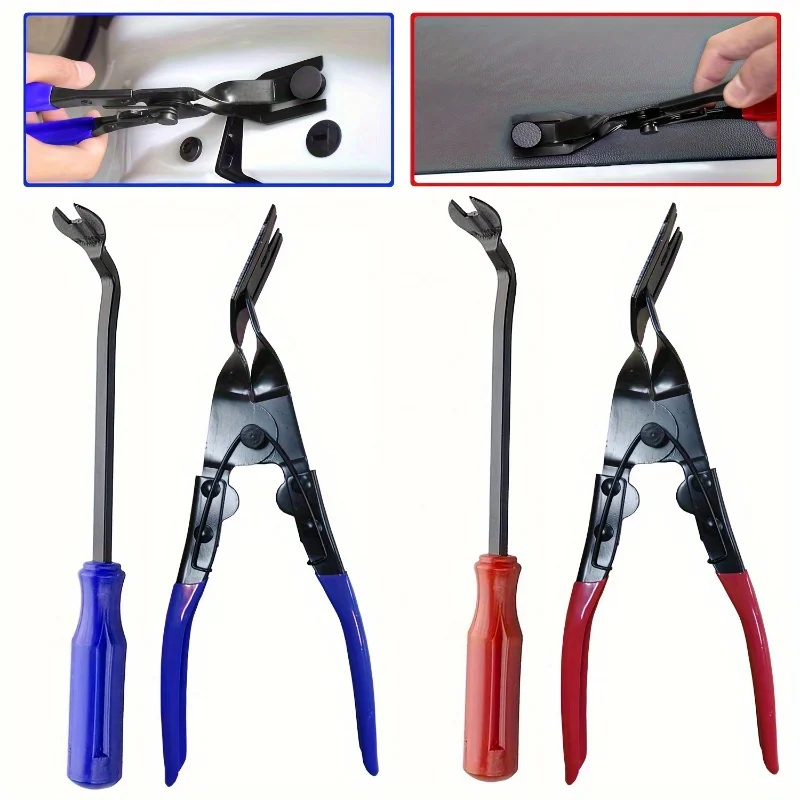 2pcs Car Panel Clip Removal Pliers Tools, Auto Fastener Trim Removal Tool Kit,Clip Push Pin Removal Pliers,Plier door panel tool
2pcs Car Panel Clip Removal Pliers Tools, Auto Fastener Trim Removal Tool Kit,Clip Push Pin Removal Pliers,Plier door panel tool