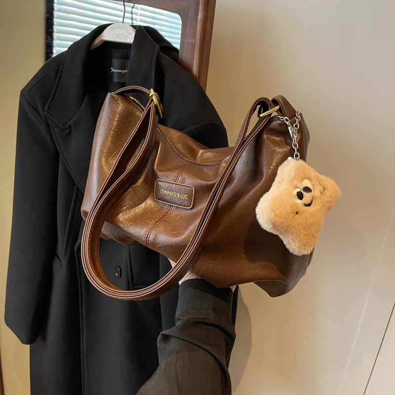 Autumn Crinkle-Texture Shoulder Bag Women's Convertible Messenger Tote with Spacious Storage Multi-Functional Pouch-Style Purse
Autumn Crinkle-Texture Shoulder Bag Women's Convertible Messenger Tote with Spacious Storage Multi-Functional Pouch-Style Purse