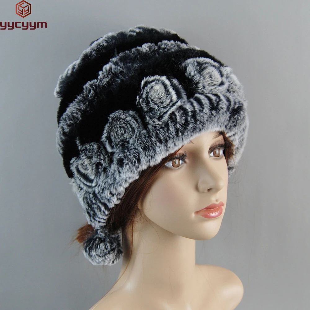 Hot Sale Winter Women Flowers Striped Natural Real Rex Rabbit Fur Hats Lady Warm Knit Genuine Fur Caps Russian Outdoor Fur Hats
Hot Sale Winter Women Flowers Striped Natural Real Rex Rabbit Fur Hats Lady Warm Knit Genuine Fur Caps Russian Outdoor Fur Hats