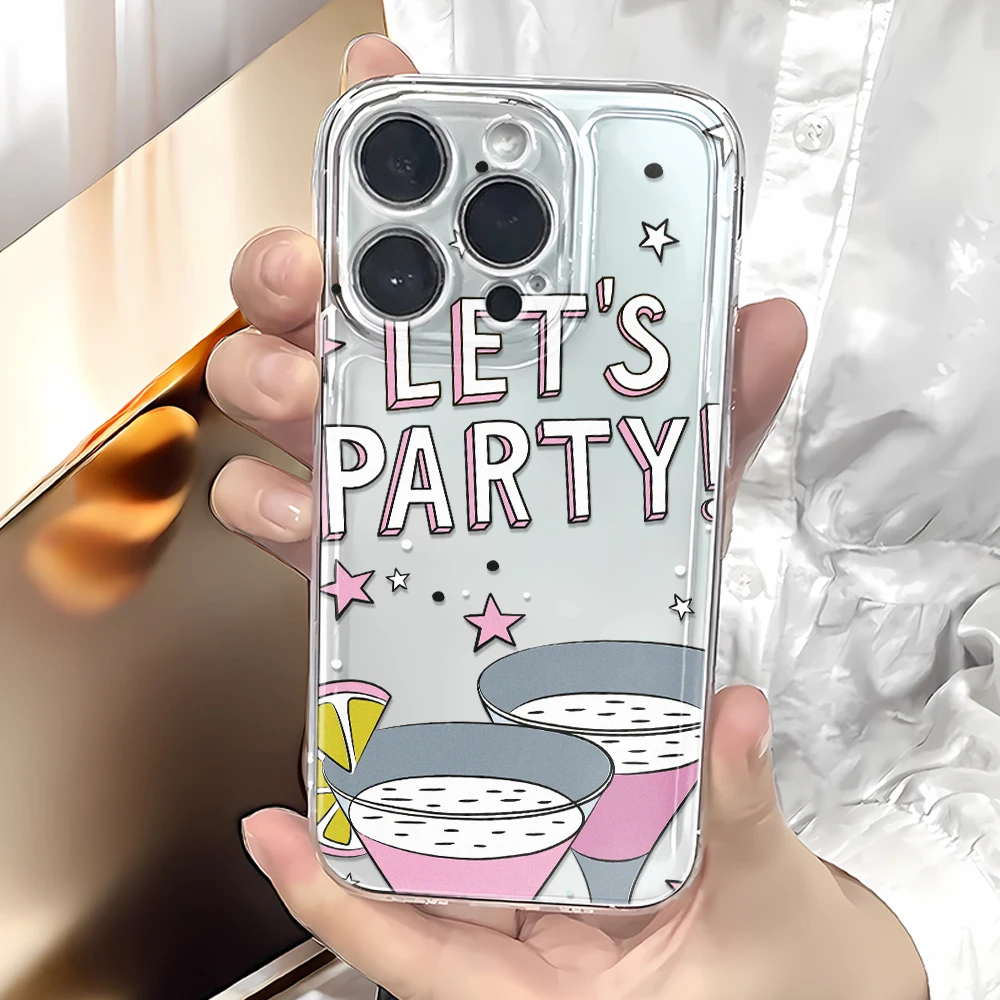Open A Party Phone Case For IPhone 16 15 14 13 12 11 Pro Max 7 8 Plus XR XS MAX Anti Fall Silicone Cover Case Funda Coque
Open A Party Phone Case For IPhone 16 15 14 13 12 11 Pro Max 7 8 Plus XR XS MAX Anti Fall Silicone Cover Case Funda Coque