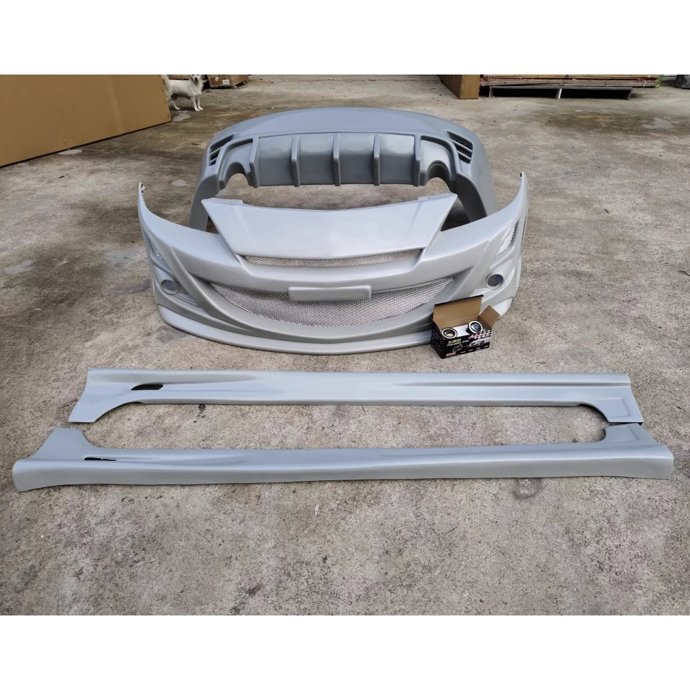 Неокрашенный обвес для Mazda 3 2006-2013, модифицированный, новый стиль: передний бампер, задний бампер, боковые пороги, автомобильные аксессуары.
Неокрашенный обвес для Mazda 3 2006-2013, модифицированный, новый стиль: передний бампер, задний бампер, боковые пороги, автомобильные аксессуары.