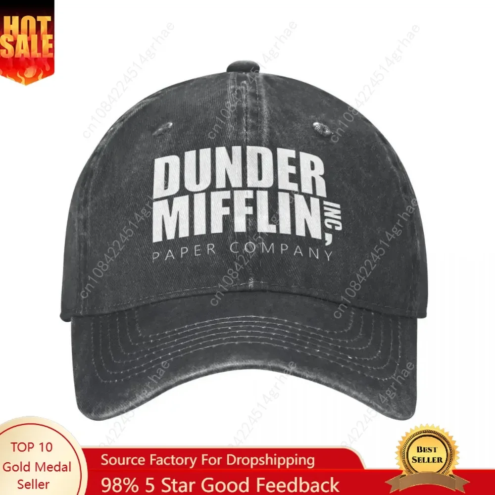 Classic Dunder Mifflin Logo Baseball Caps Men Women Distressed Denim Washed Sun Cap The Office Travel Adjustable Hats Cap
Classic Dunder Mifflin Logo Baseball Caps Men Women Distressed Denim Washed Sun Cap The Office Travel Adjustable Hats Cap