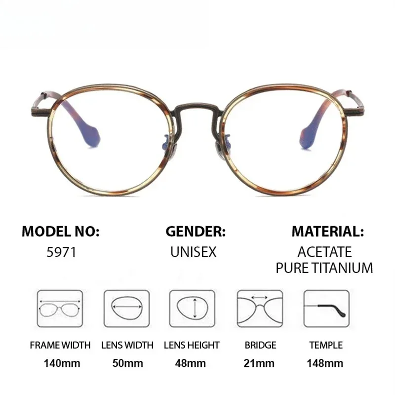 Ollymurs Round Lenses Men's Medical Glasses Optical LensesPrescription Progre Glasses Acetate Pure Titanium Myopia Photochromi
Ollymurs Round Lenses Men's Medical Glasses Optical LensesPrescription Progre Glasses Acetate Pure Titanium Myopia Photochromi