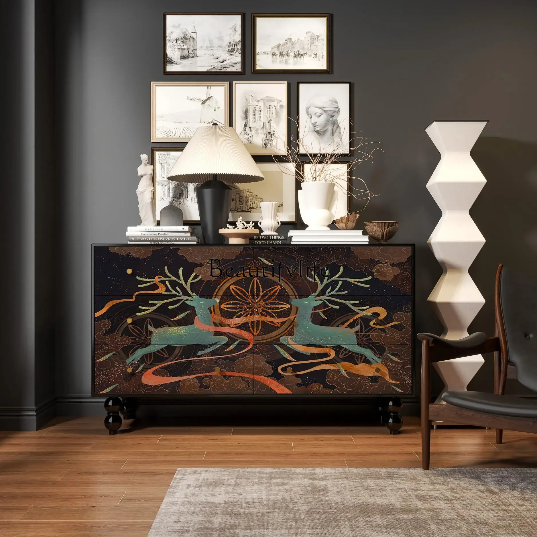 yj21 French medieval six-chest cabinet solid wood entry living room drawer decorative storage custom cabinet
yj21 French medieval six-chest cabinet solid wood entry living room drawer decorative storage custom cabinet