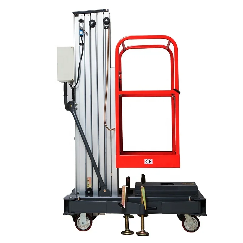 *---150kg Hydraulic One Single Man Aluminum Mast Aerial Work Platform Ladder Lift
*---150kg Hydraulic One Single Man Aluminum Mast Aerial Work Platform Ladder Lift