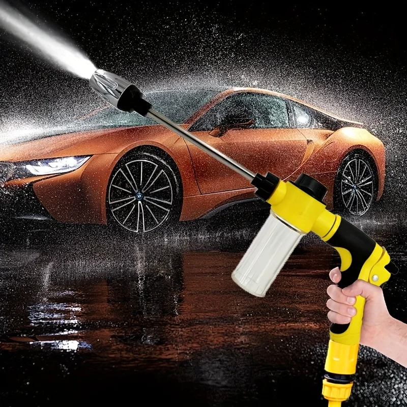 High-Pressure Water Gun Household Car Wash Water Black Car Wash Nozzle Diamond Water Watering Pipe Car Wash Gun
High-Pressure Water Gun Household Car Wash Water Black Car Wash Nozzle Diamond Water Watering Pipe Car Wash Gun