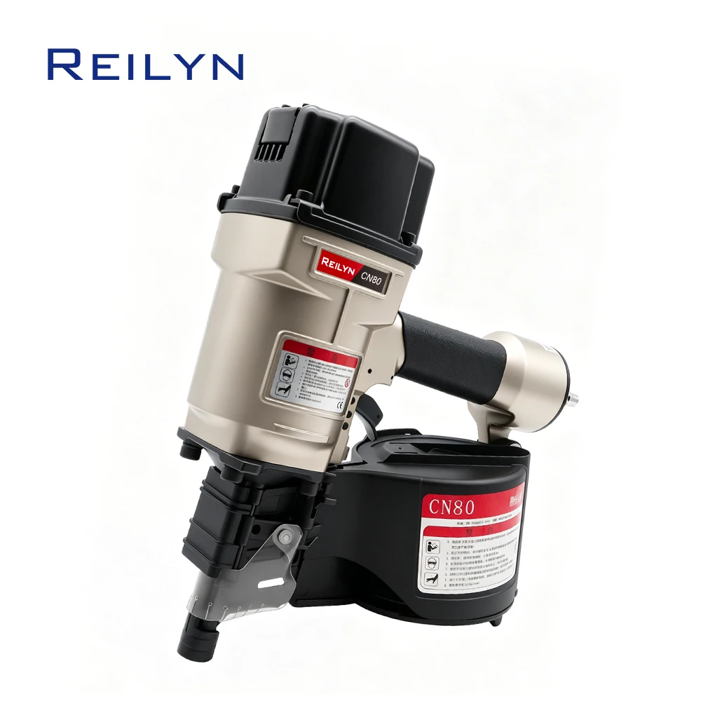 Pneumatic Coil Nailer CN80 Pallet Nailing Machine Making Crate Siding Board Sheathing Woodworking Tool
Pneumatic Coil Nailer CN80 Pallet Nailing Machine Making Crate Siding Board Sheathing Woodworking Tool