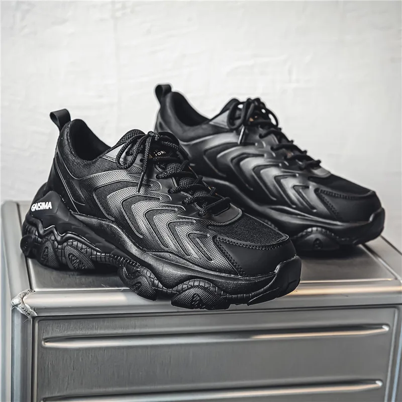Original Trend Men’s Black Sneakers Streetwear Designer Chunky Sneakers Man Comfortable Low Cut Men Sport Sneaker zapatos hombre
Original Trend Men’s Black Sneakers Streetwear Designer Chunky Sneakers Man Comfortable Low Cut Men Sport Sneaker zapatos hombre