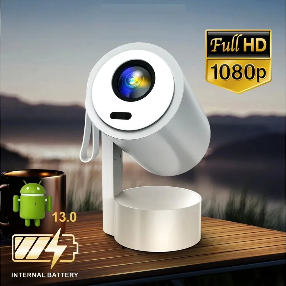 R3p Android 13 5G WiFi Smart Auto Focus Full HD 1080P Projector LED Video Home Theater Proyector Beamer Built-in battery
R3p Android 13 5G WiFi Smart Auto Focus Full HD 1080P Projector LED Video Home Theater Proyector Beamer Built-in battery