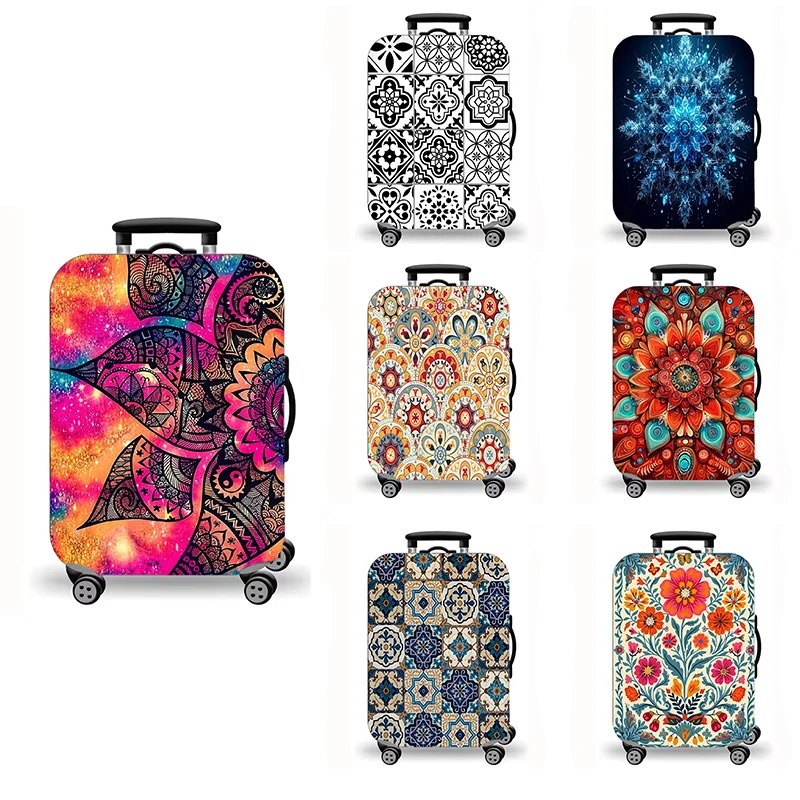Luggage Cover, Mandala Geometric Print Stretch Suitcase Protector for Travel, 7 Styles Ethnic Pattern Design
Luggage Cover, Mandala Geometric Print Stretch Suitcase Protector for Travel, 7 Styles Ethnic Pattern Design