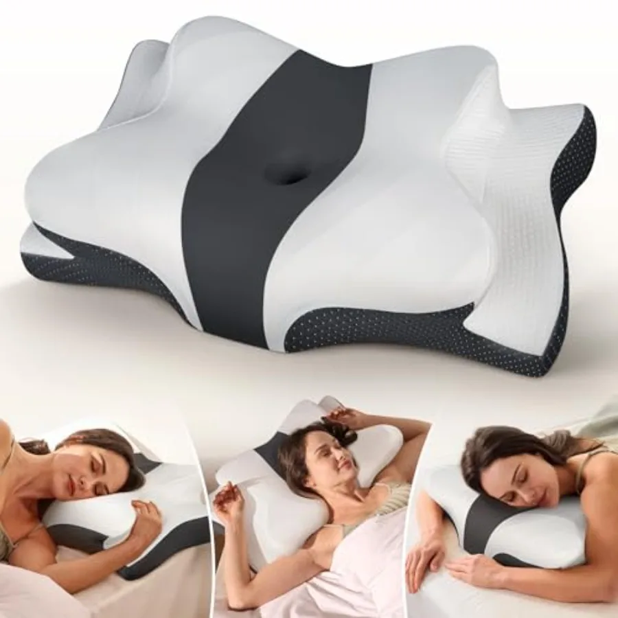 True Cooling Cervical Neck Pillow for Pain Relief Ergonomic Side Sleeper Pillow for Neck Support Odorless Orthopedic Contour Me
True Cooling Cervical Neck Pillow for Pain Relief Ergonomic Side Sleeper Pillow for Neck Support Odorless Orthopedic Contour Me