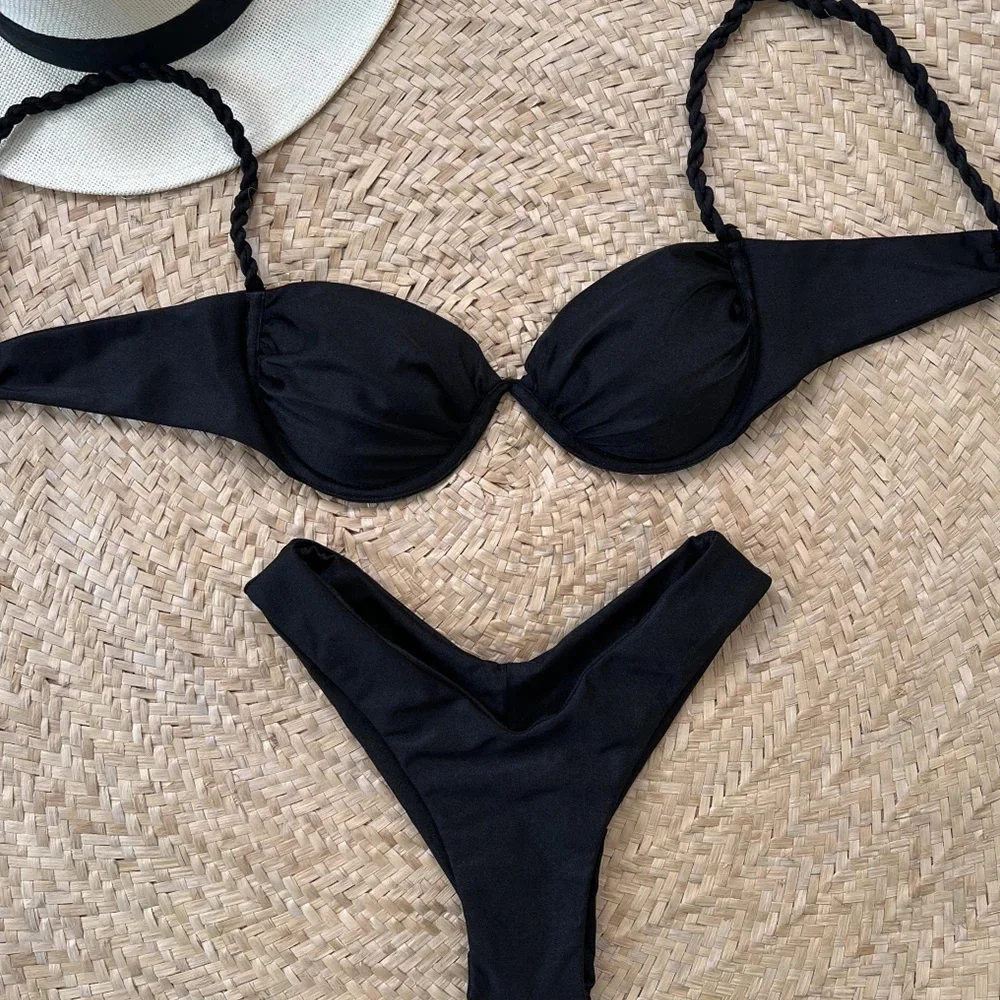 Sexy Micro Push Up Bikini 2024 Women Swimsuit Female Swimwear Thong Bikinis Set Brazilian Beach Wear Bathing Suit Biquini
Sexy Micro Push Up Bikini 2024 Women Swimsuit Female Swimwear Thong Bikinis Set Brazilian Beach Wear Bathing Suit Biquini