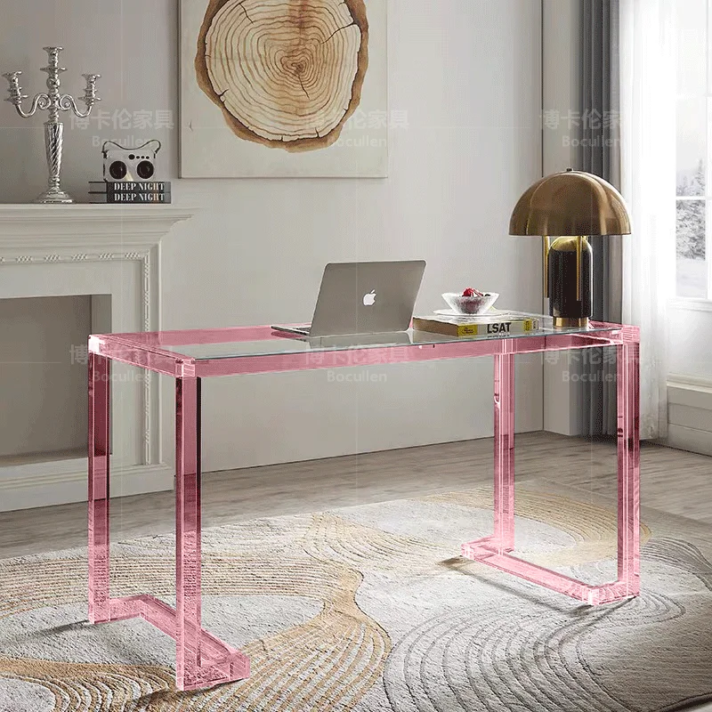 Acrylic transparent desk bedroom writing desk modern computer desk plexiglass ins Internet celebrity dressing table
Acrylic transparent desk bedroom writing desk modern computer desk plexiglass ins Internet celebrity dressing table