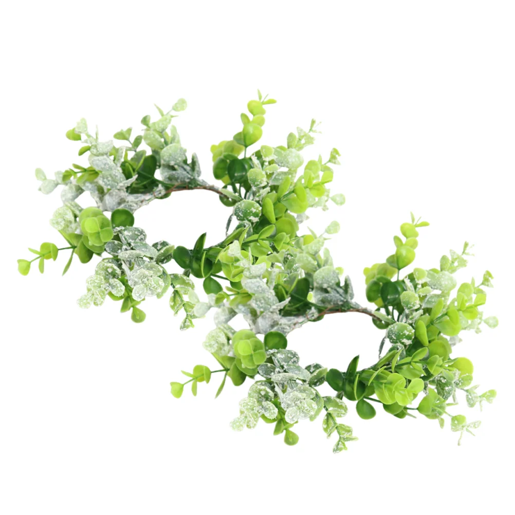 2 Pcs Artificial Eucalyptus Rings for Pillar Candles Decor Easter Christmas Table Home Party Rustic Farmhouse Greenery
2 Pcs Artificial Eucalyptus Rings for Pillar Candles Decor Easter Christmas Table Home Party Rustic Farmhouse Greenery