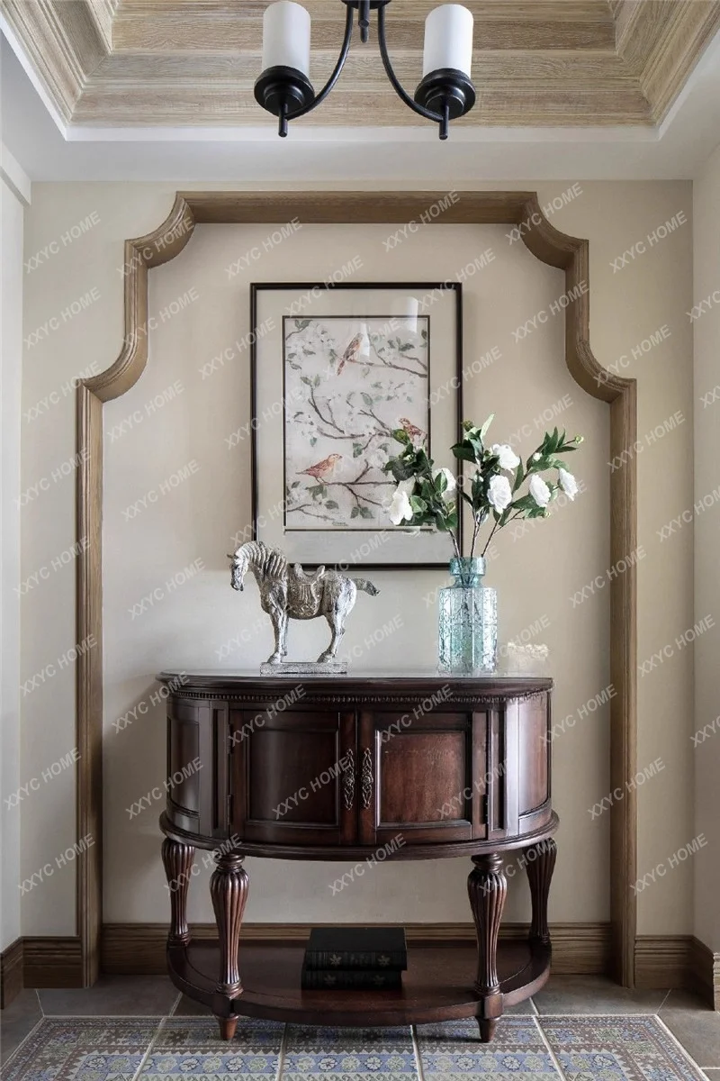 H light luxury solid wood porch cabinet designer model room foyer decorative cabinet
H light luxury solid wood porch cabinet designer model room foyer decorative cabinet