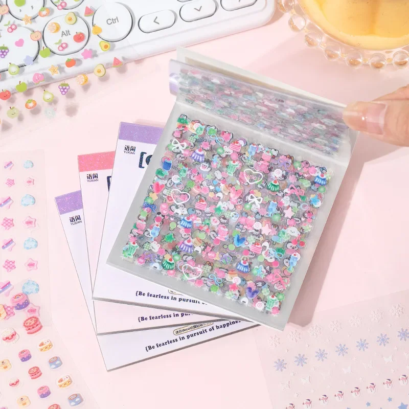 24 Sheet Kawaii Cartoon Sticker Book Student DIY Diary Collage Decorative Scrapbooking Journal Stationery School Supplies
24 Sheet Kawaii Cartoon Sticker Book Student DIY Diary Collage Decorative Scrapbooking Journal Stationery School Supplies