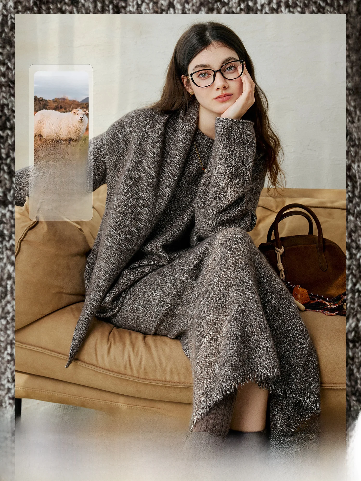 NAGUAGU Pumpkin Valley Knitted Sweater Skirt Set Women's Woolen Rabbit Fur Winter Warm Series f Skirt awl Ensemble
NAGUAGU Pumpkin Valley Knitted Sweater Skirt Set Women's Woolen Rabbit Fur Winter Warm Series f Skirt awl Ensemble