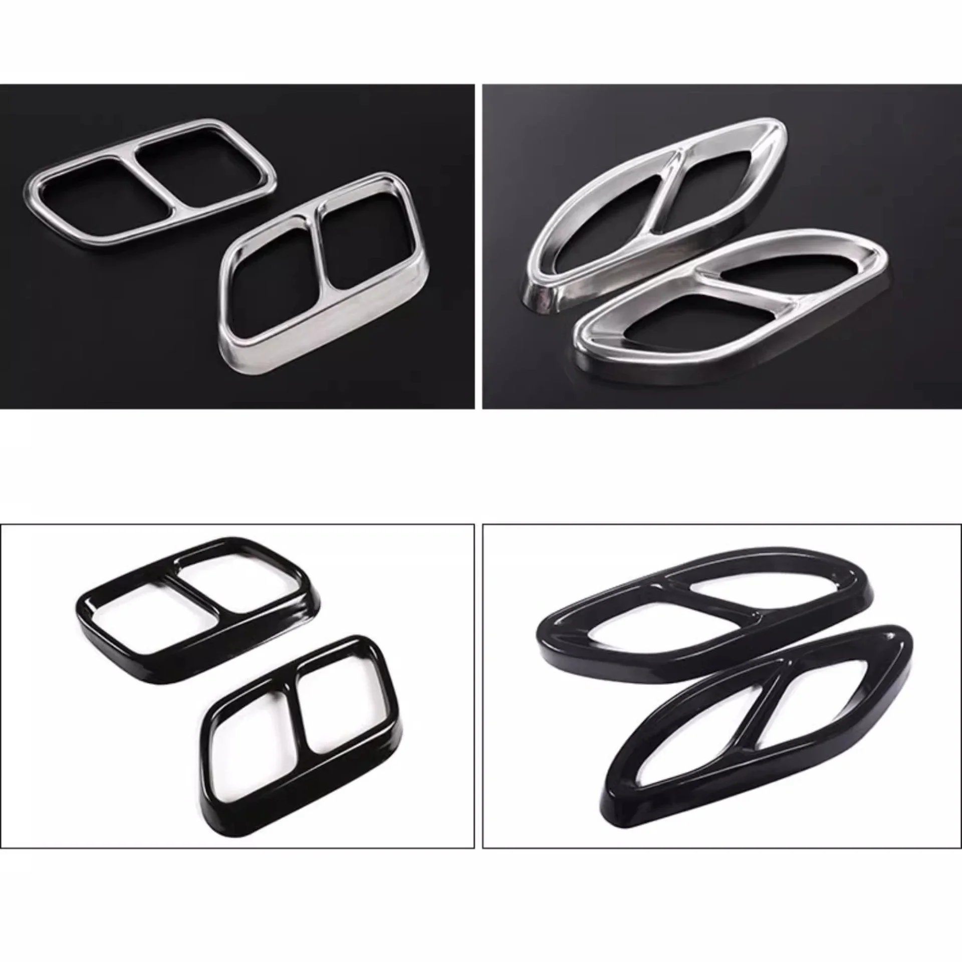 Black Silver Tail Throat Frame for Mercedes Benz CLS Class CLS260 300 12-21 Modified New Style Exhaust Pipe Decorative Cover
Black Silver Tail Throat Frame for Mercedes Benz CLS Class CLS260 300 12-21 Modified New Style Exhaust Pipe Decorative Cover