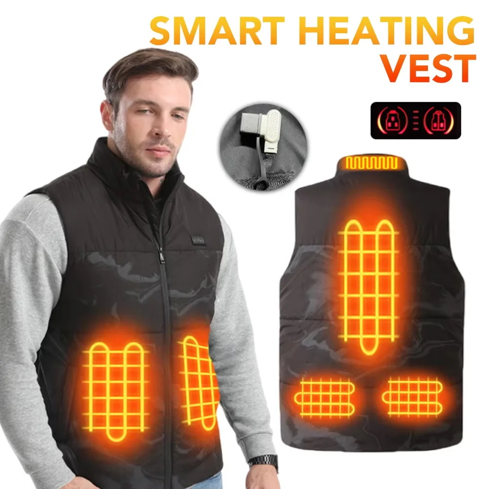 6 Areas Heated Vest Jacket for Men Women Electric USB Heater Jacket Couples Coat Hunting Hiking Camping Outdoor Heated Clothes
6 Areas Heated Vest Jacket for Men Women Electric USB Heater Jacket Couples Coat Hunting Hiking Camping Outdoor Heated Clothes