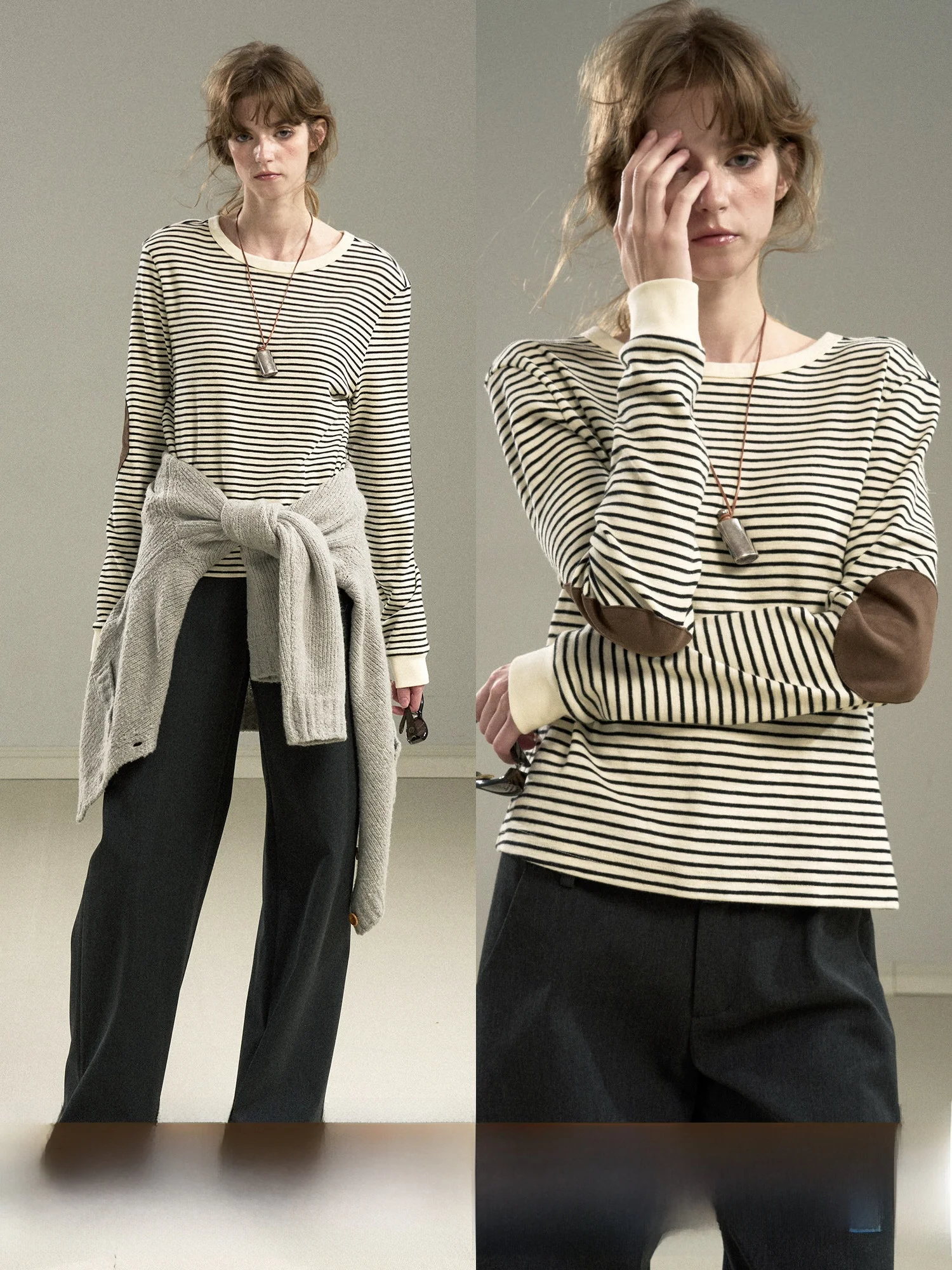 Классический oulder Balance Bla White Stripes Long Sve T irt Женский базовый слой irt Внутренняя одежда Смесь хлопка и полиэстера
Классический oulder Balance Bla White Stripes Long Sve T irt Женский базовый слой irt Внутренняя одежда Смесь хлопка и полиэстера