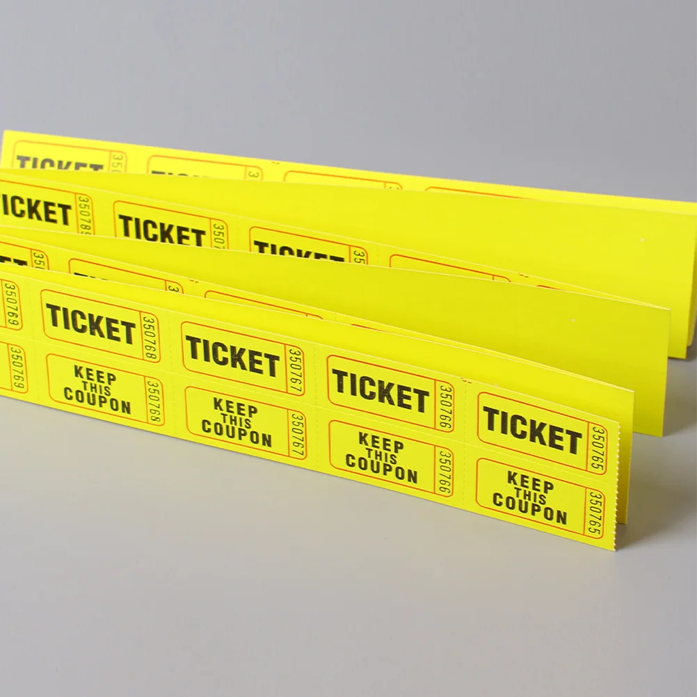 Lottery Machine Paper Ticket Election Red Tickets Carnival Raffle Labels Double Universal Concert for Party Classroom
Lottery Machine Paper Ticket Election Red Tickets Carnival Raffle Labels Double Universal Concert for Party Classroom