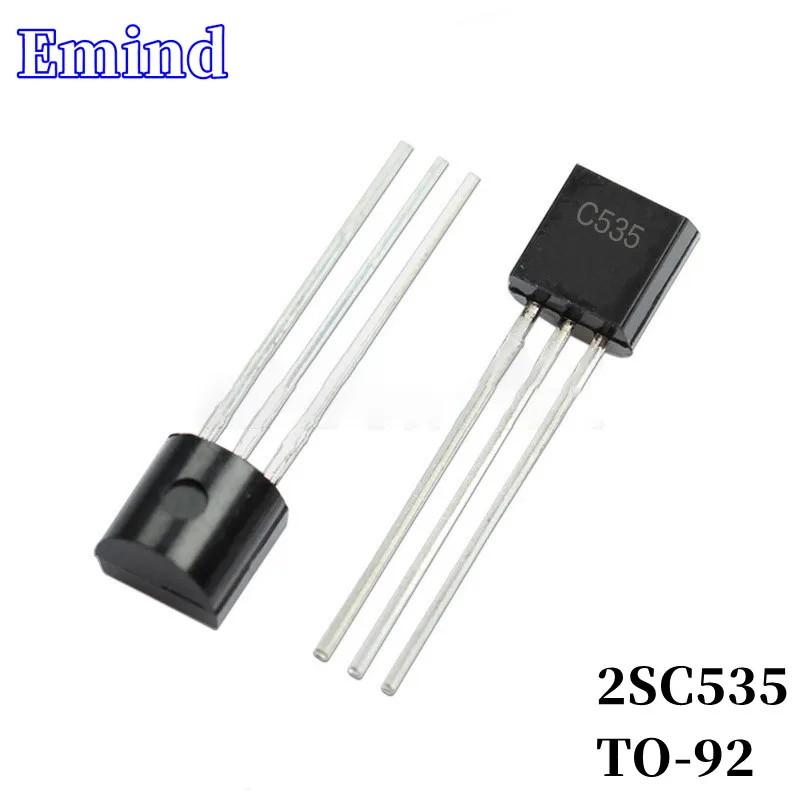 300/500/1000/2000/3000Pcs 2SC535 C535 DIP Transistor TO-92 NPN Type 20V/20mA Bipolar Amplifier Transistor
300/500/1000/2000/3000Pcs 2SC535 C535 DIP Transistor TO-92 NPN Type 20V/20mA Bipolar Amplifier Transistor