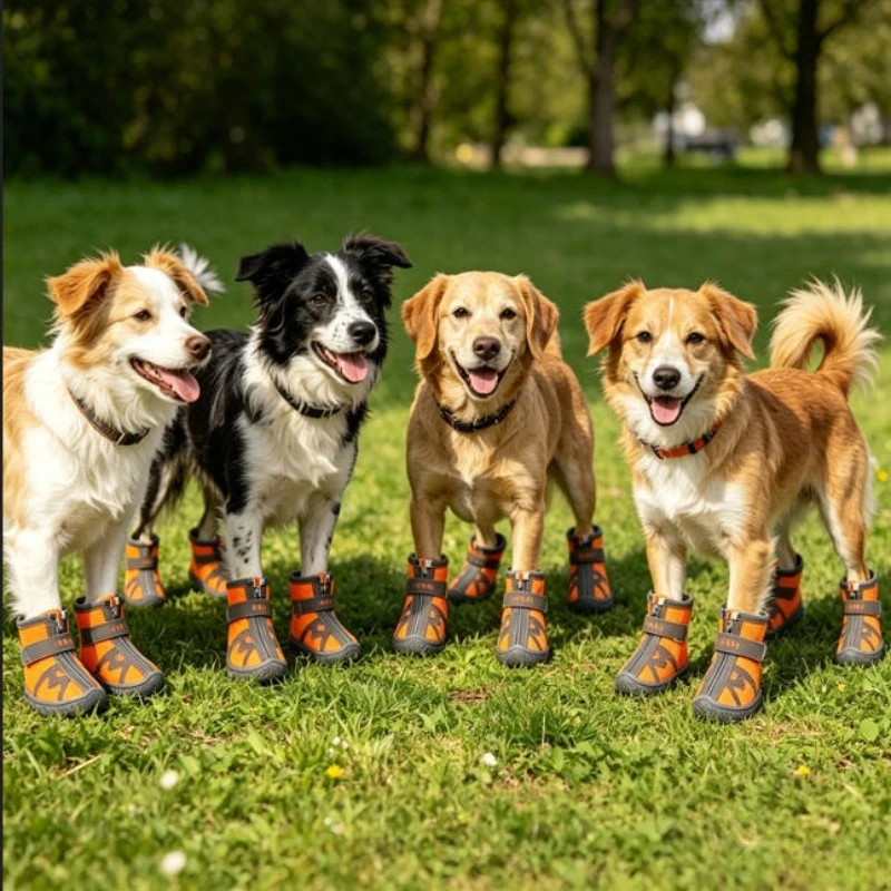 Non-slip Dog Shoes Rubber Dog Boots Breathable Warm Reflective Tape Dog Shoes Comfortable Non Slip Pet Product Puppy Shoes
Non-slip Dog Shoes Rubber Dog Boots Breathable Warm Reflective Tape Dog Shoes Comfortable Non Slip Pet Product Puppy Shoes