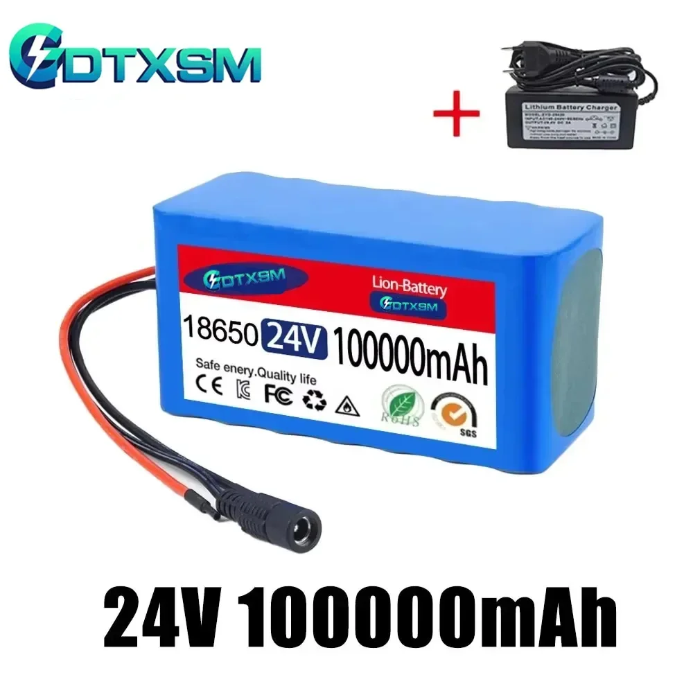 100% NEW 7S3P 24V 100Ah 18650 Li-ion Battery Pack 29.4V 100000mAh Bicycle Moped /Electric/Lithium Ion Battery Pack 2A Charger
100% NEW 7S3P 24V 100Ah 18650 Li-ion Battery Pack 29.4V 100000mAh Bicycle Moped /Electric/Lithium Ion Battery Pack 2A Charger