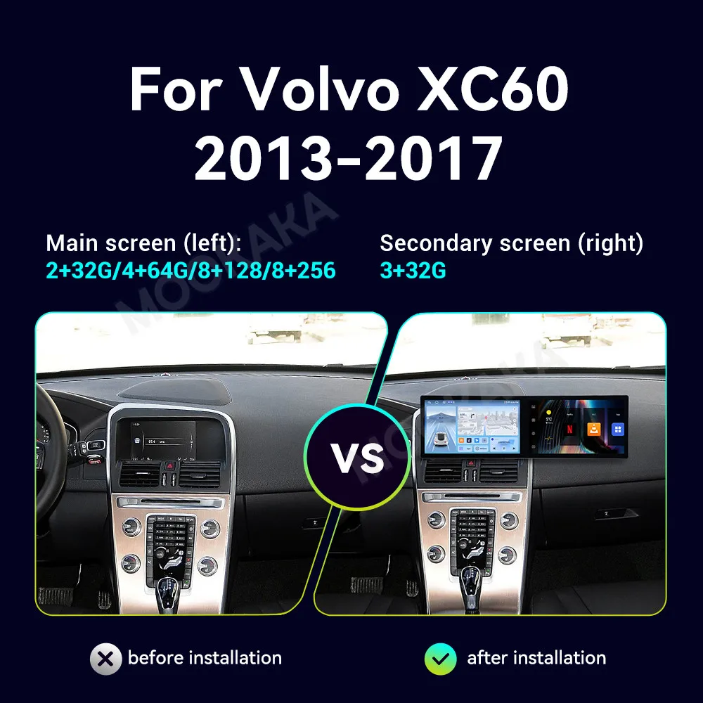 For Volvo XC60 2013 2014-2017 11.5'' Screen Android14.0 Auto Carplay Car Radio Multimedia Player Autoradio Stereo Head Unit BT
For Volvo XC60 2013 2014-2017 11.5'' Screen Android14.0 Auto Carplay Car Radio Multimedia Player Autoradio Stereo Head Unit BT