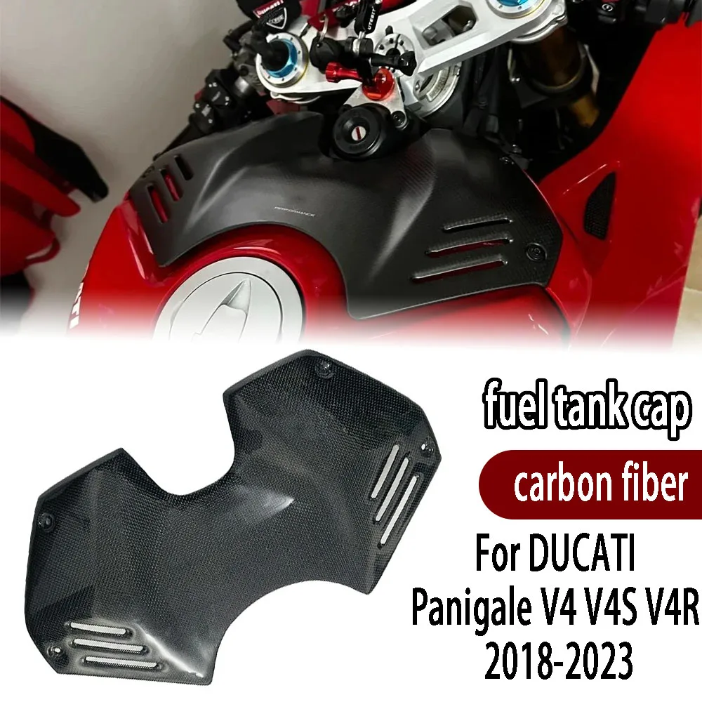 for DUCATI Panigale V4 V4S V4R 2018-2021 2022 Accessories Motorcycle 100% Carbon Fiber Front Fuel Tank Cap Battery Cover Fairing
for DUCATI Panigale V4 V4S V4R 2018-2021 2022 Accessories Motorcycle 100% Carbon Fiber Front Fuel Tank Cap Battery Cover Fairing
