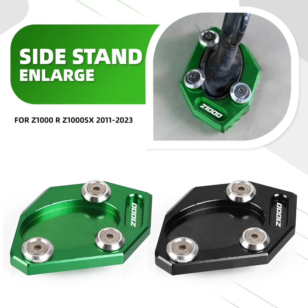 Motorcycle Accessories Kickstand Foot Side Stand Sidestand Extension Pad Support Plate FOR Kawasaki Z1000 R Z1000SX 2011-2023
Motorcycle Accessories Kickstand Foot Side Stand Sidestand Extension Pad Support Plate FOR Kawasaki Z1000 R Z1000SX 2011-2023