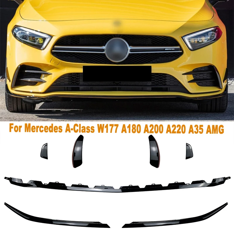 7 шт./комплект, сплиттеры для переднего бампера Mercedes A-Class W177 A180 A200 A220 A35 AMG 2018 +
7 шт./комплект, сплиттеры для переднего бампера Mercedes A-Class W177 A180 A200 A220 A35 AMG 2018 +