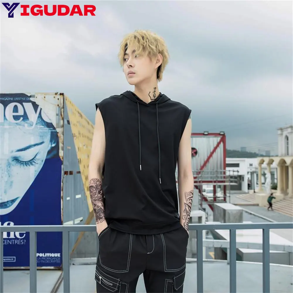 Summer Mens Muscle Hoodie Vest Sleeveless Bodybuilding Gym Workout Fitness Shirt High Quality Vest Hip Hop Sweatshirt Men's Tops
Summer Mens Muscle Hoodie Vest Sleeveless Bodybuilding Gym Workout Fitness Shirt High Quality Vest Hip Hop Sweatshirt Men's Tops