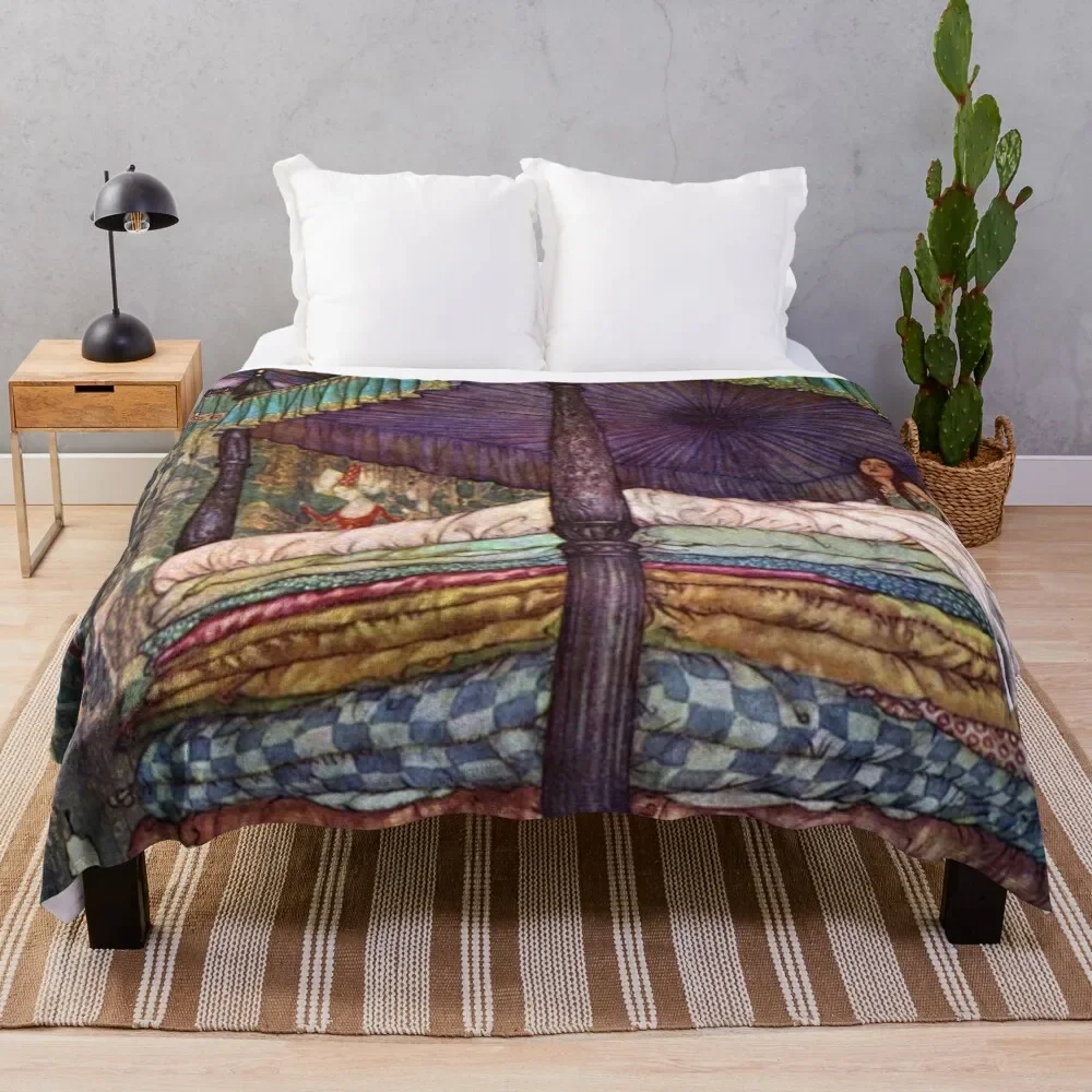 Princess and the Pea by Edmund Dulac Throw Blanket Stylish Warm Blanket for Living Room Bedroom
Princess and the Pea by Edmund Dulac Throw Blanket Stylish Warm Blanket for Living Room Bedroom