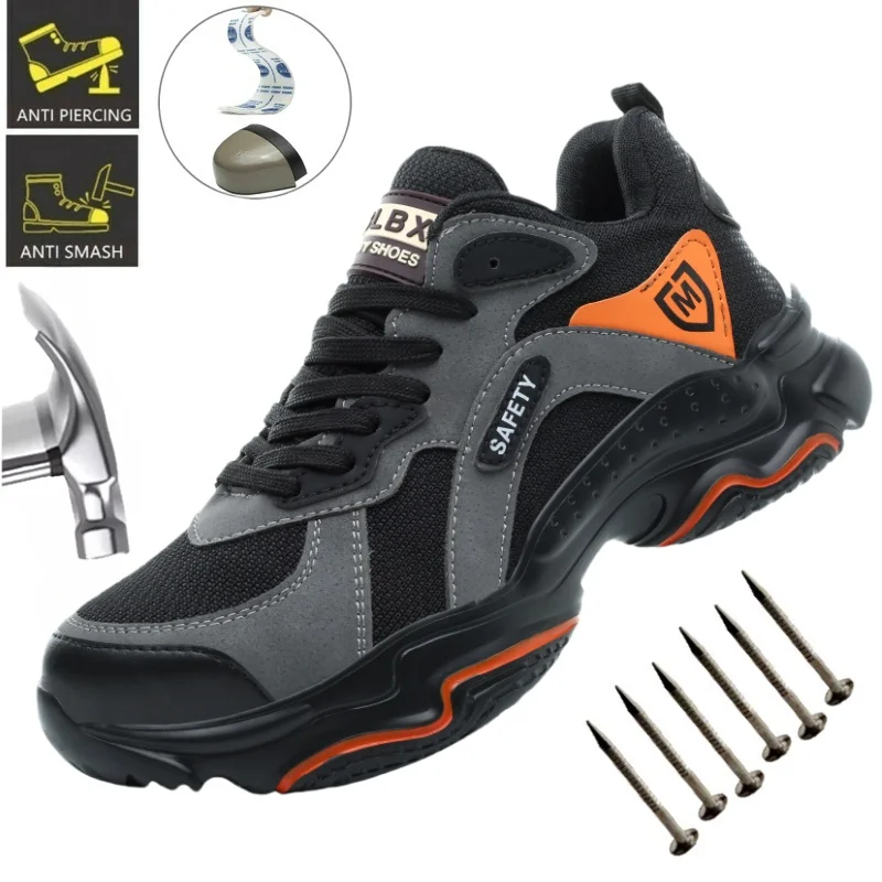 Lightweight Safety Shoes Men Work Shoes Steel Toe Cap Working Boots Sneakers Man Anti Puncture Breathable Sport Work Footwear
Lightweight Safety Shoes Men Work Shoes Steel Toe Cap Working Boots Sneakers Man Anti Puncture Breathable Sport Work Footwear
