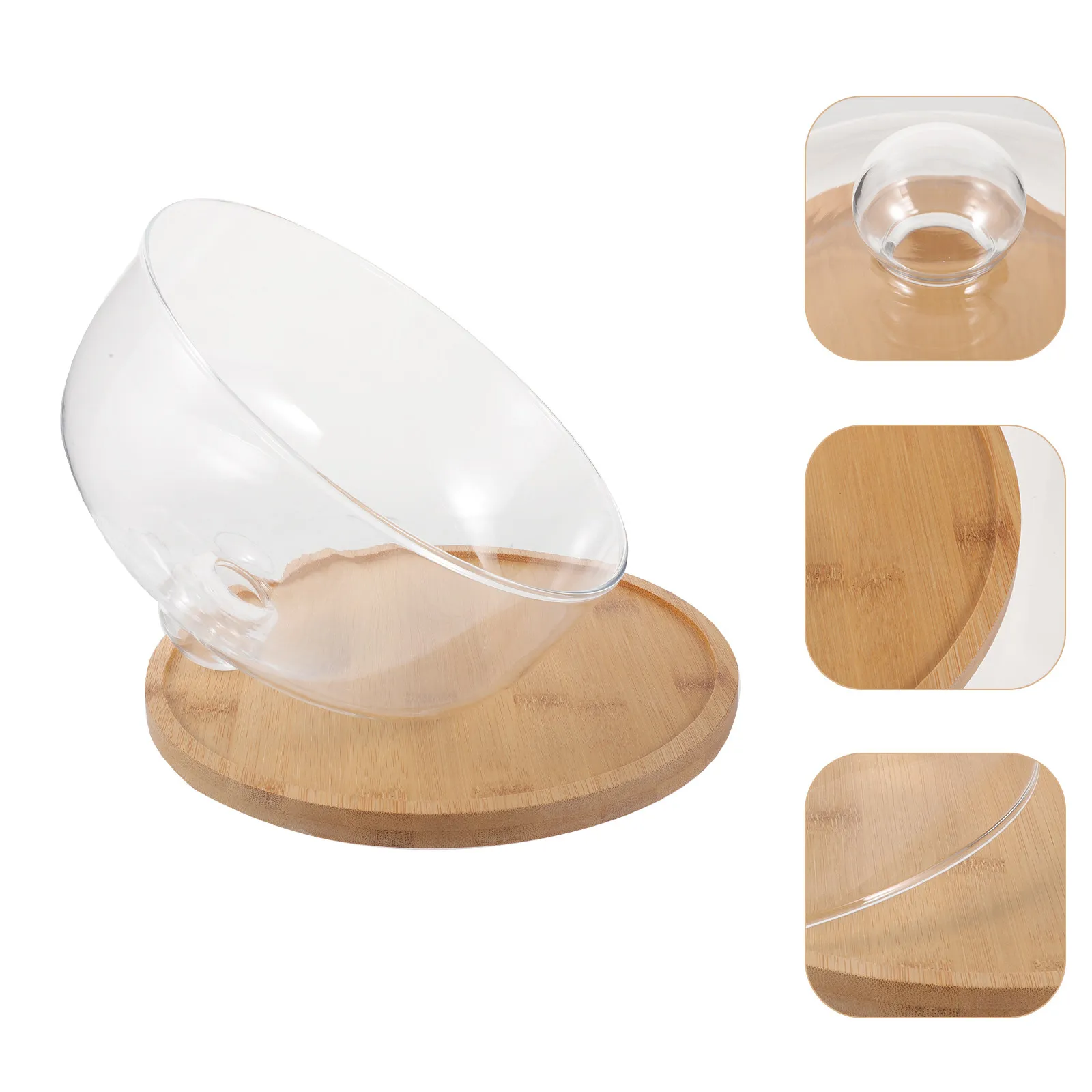 Round Rotating Wooden Cake Turntable with Dome Lid for Cakes Cupcakes Muffins Dessert Display Perfect for Christmas Thanksgiving
Round Rotating Wooden Cake Turntable with Dome Lid for Cakes Cupcakes Muffins Dessert Display Perfect for Christmas Thanksgiving