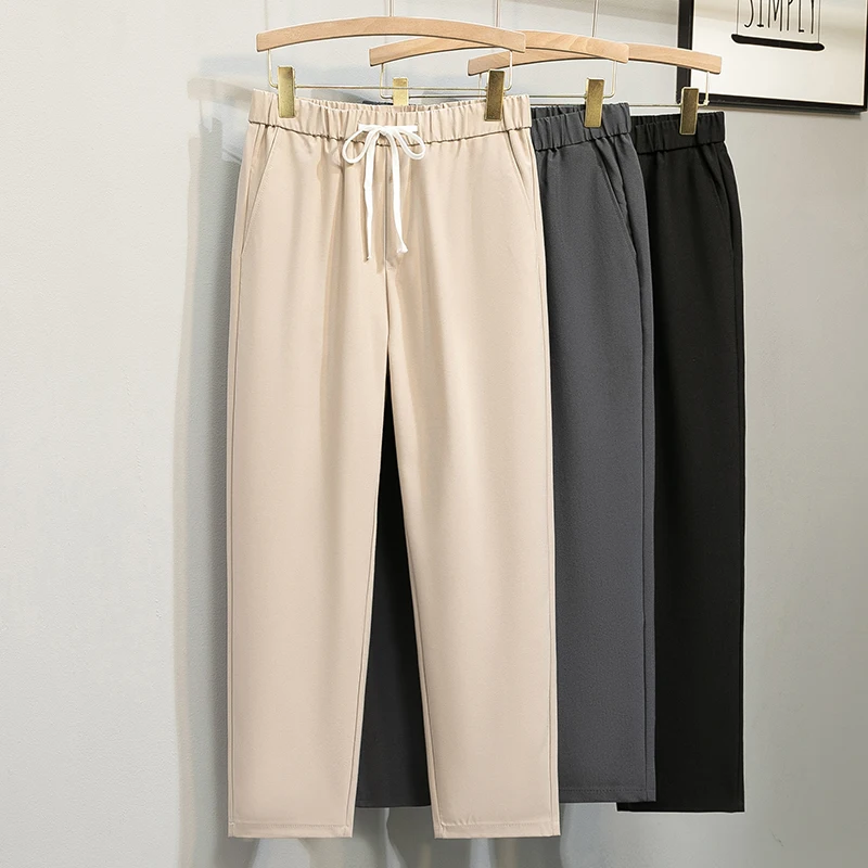 Мужские летние тонкие брюки с эластичным поясом, прямые, струящиеся, в пол, с завязками, повседневные
Мужские летние тонкие брюки с эластичным поясом, прямые, струящиеся, в пол, с завязками, повседневные