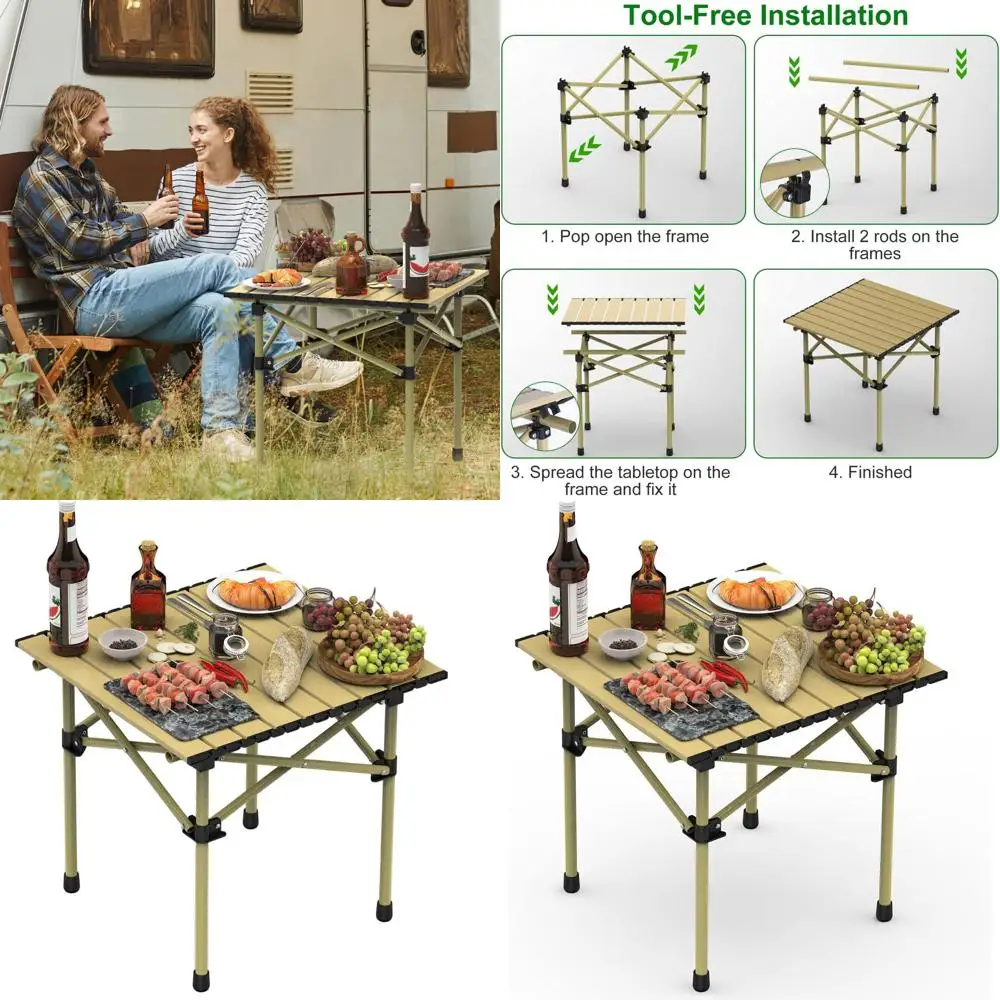 Портативный складной стол для пикника на 2-3 человек, легкий и компактный походный стол с сумкой для переноски
Портативный складной стол для пикника на 2-3 человек, легкий и компактный походный стол с сумкой для переноски