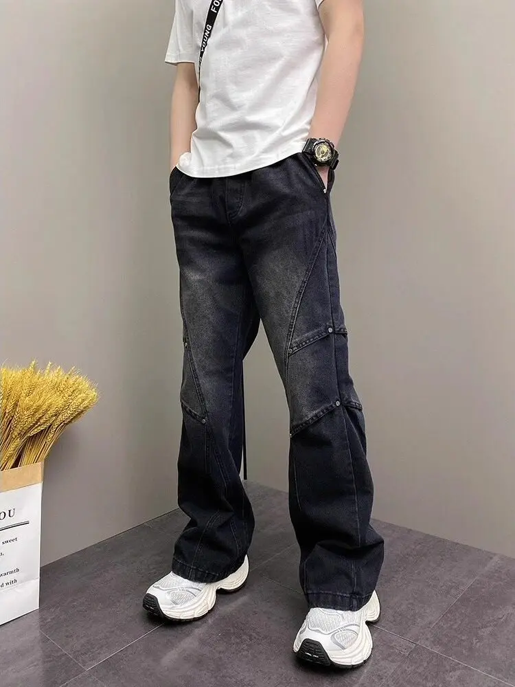 American Style Loose Fit Straight Leg Jeans Men's Casual Elastic Waist Autumn Winter Fashion Versatile Comfortable Straight L...
American Style Loose Fit Straight Leg Jeans Men's Casual Elastic Waist Autumn Winter Fashion Versatile Comfortable Straight L...