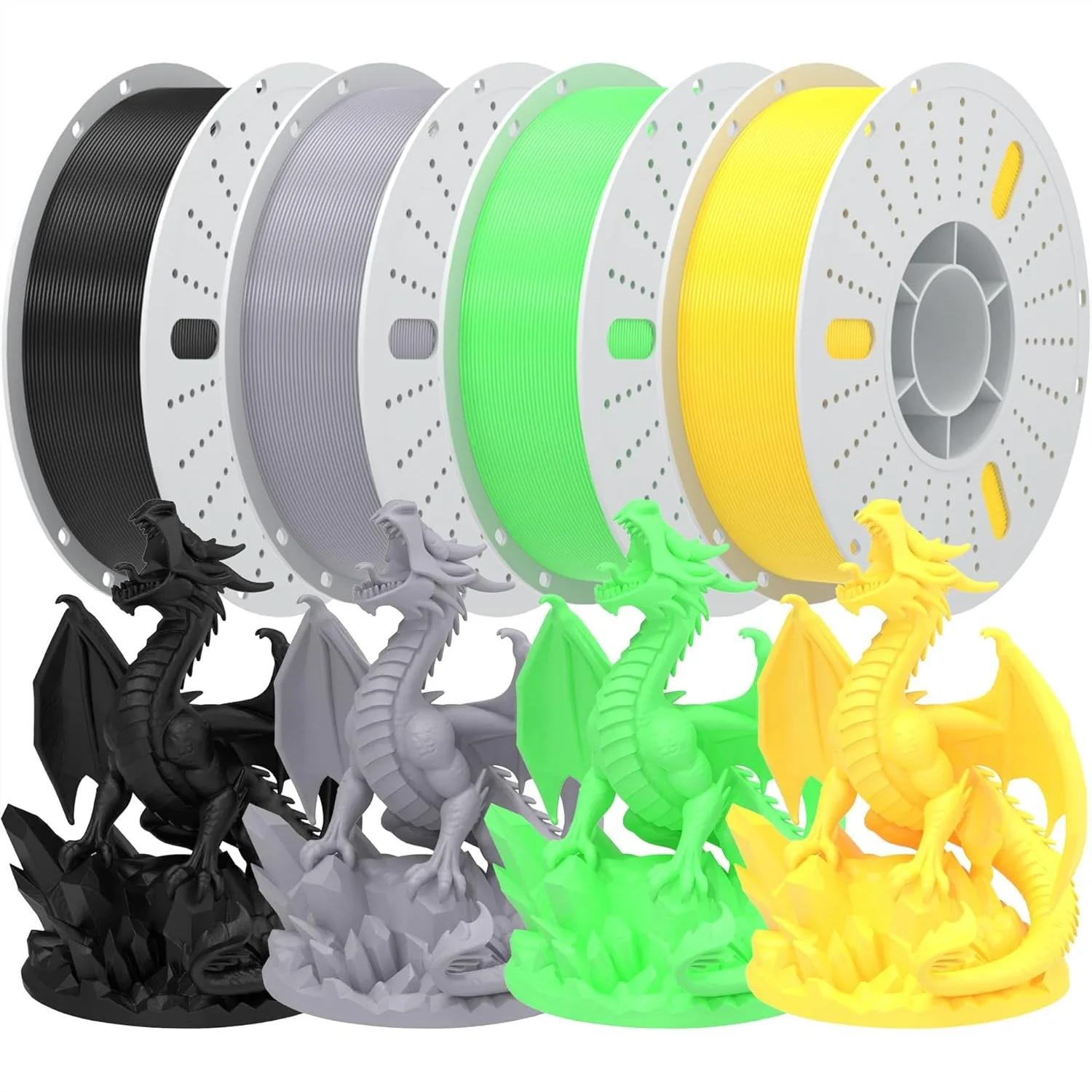PETG 3D Printer Filament 1.75mm High Precision Durable Strong Better Flow Dimensional Accuracy +/-0.02mm for Most FDM 3D
PETG 3D Printer Filament 1.75mm High Precision Durable Strong Better Flow Dimensional Accuracy +/-0.02mm for Most FDM 3D
