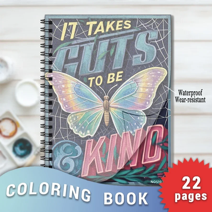 Adult Quotes Coloring Book - 8.3x 11.2 Inch 22 Page Coloring Book - Helps Reduce Stress and Ease Emotions
Adult Quotes Coloring Book - 8.3x 11.2 Inch 22 Page Coloring Book - Helps Reduce Stress and Ease Emotions